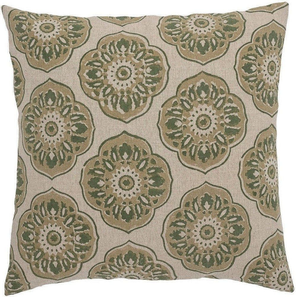 [product_category]-Creative Collection Nicolina Cushion, Green, Linen-Creative Collection-5711173300419-82059592-BLO-1