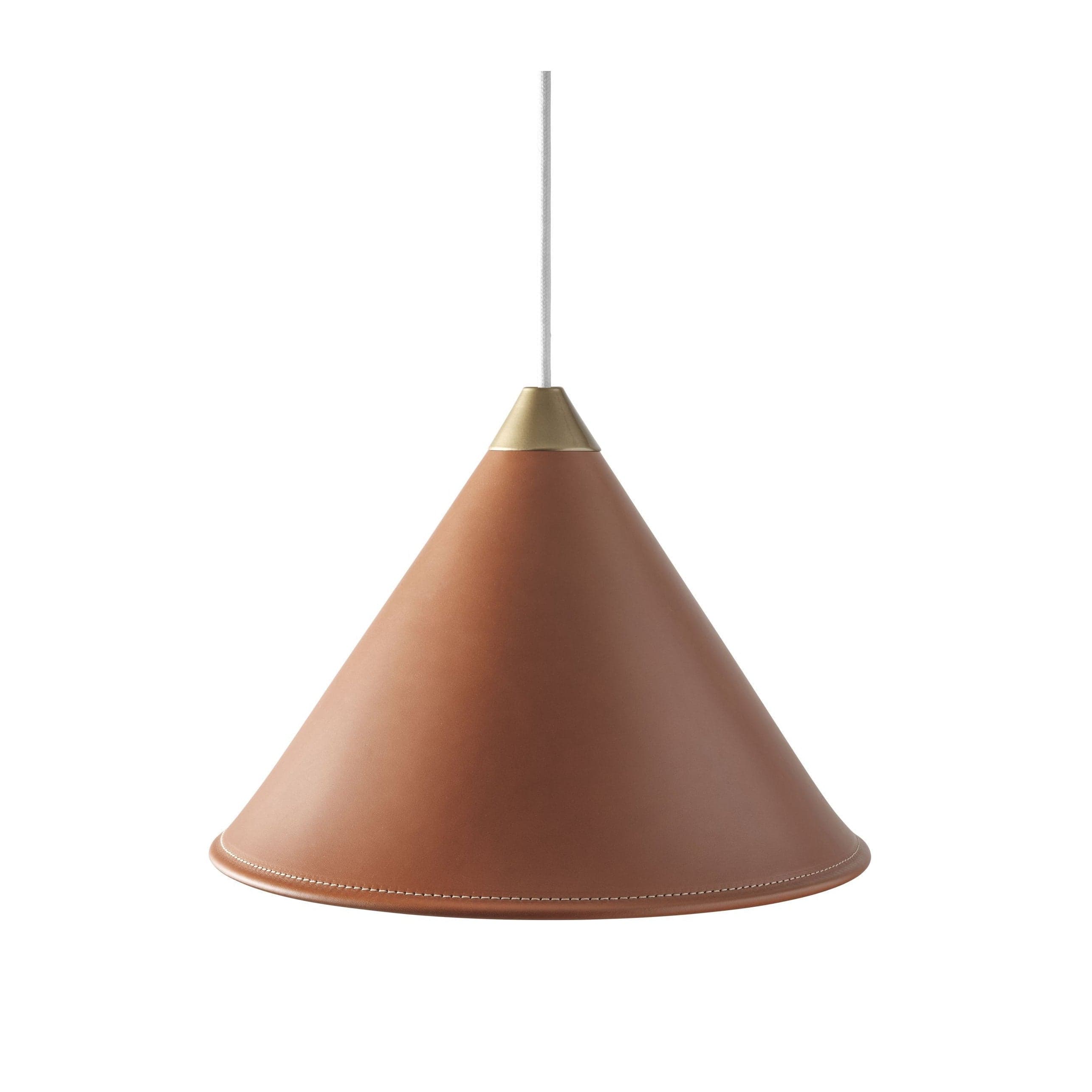 [product_category]-Cuero Namibia Pendant ø 25 Cm, Polo/Brass With White Cable-Cuero-7340172635734-1500330-CUE-1