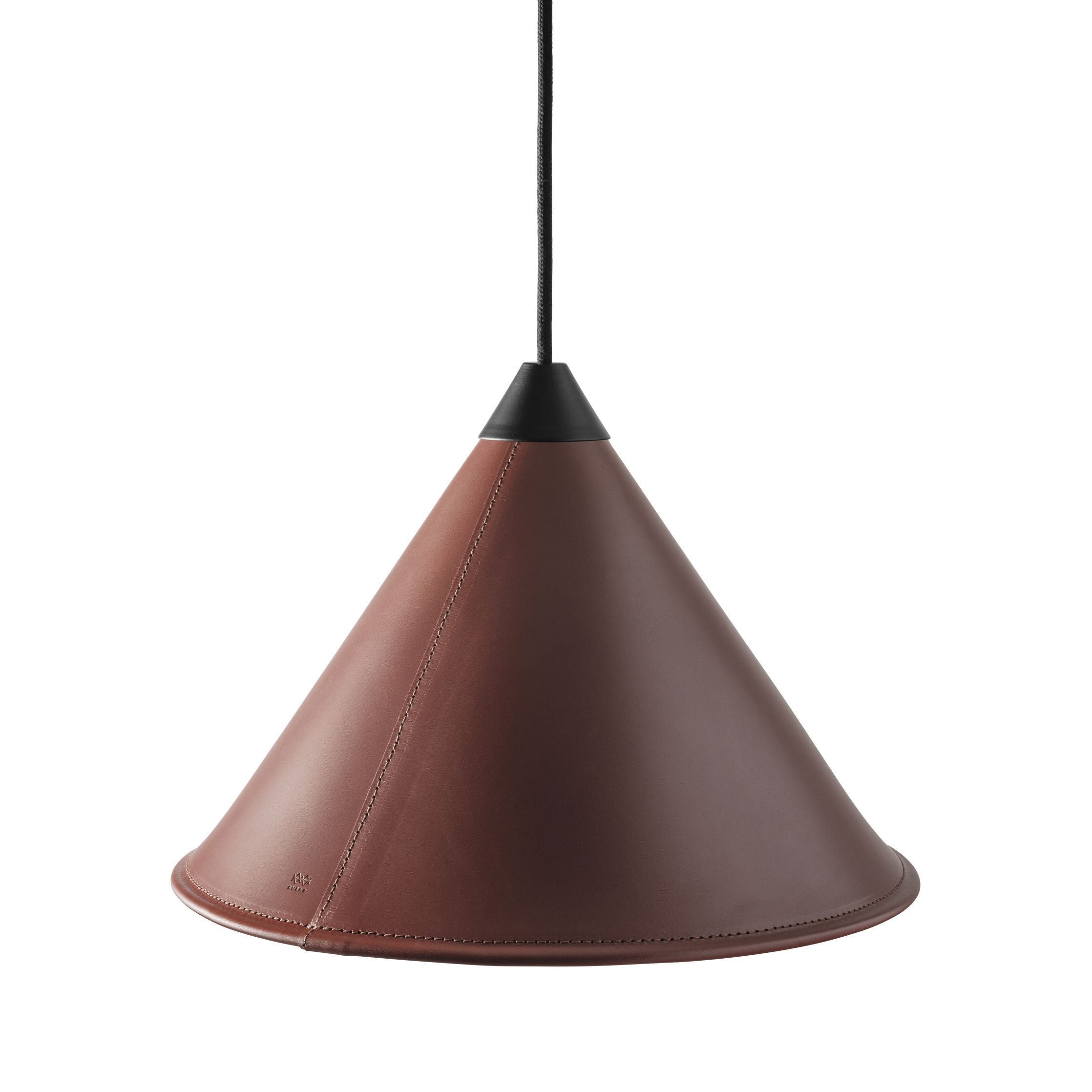 [product_category]-Cuero Namibia Pendant ø 35 Cm, Oak Brown/Black With Black Cable-Cuero-7340172635222-1510629-CUE-2