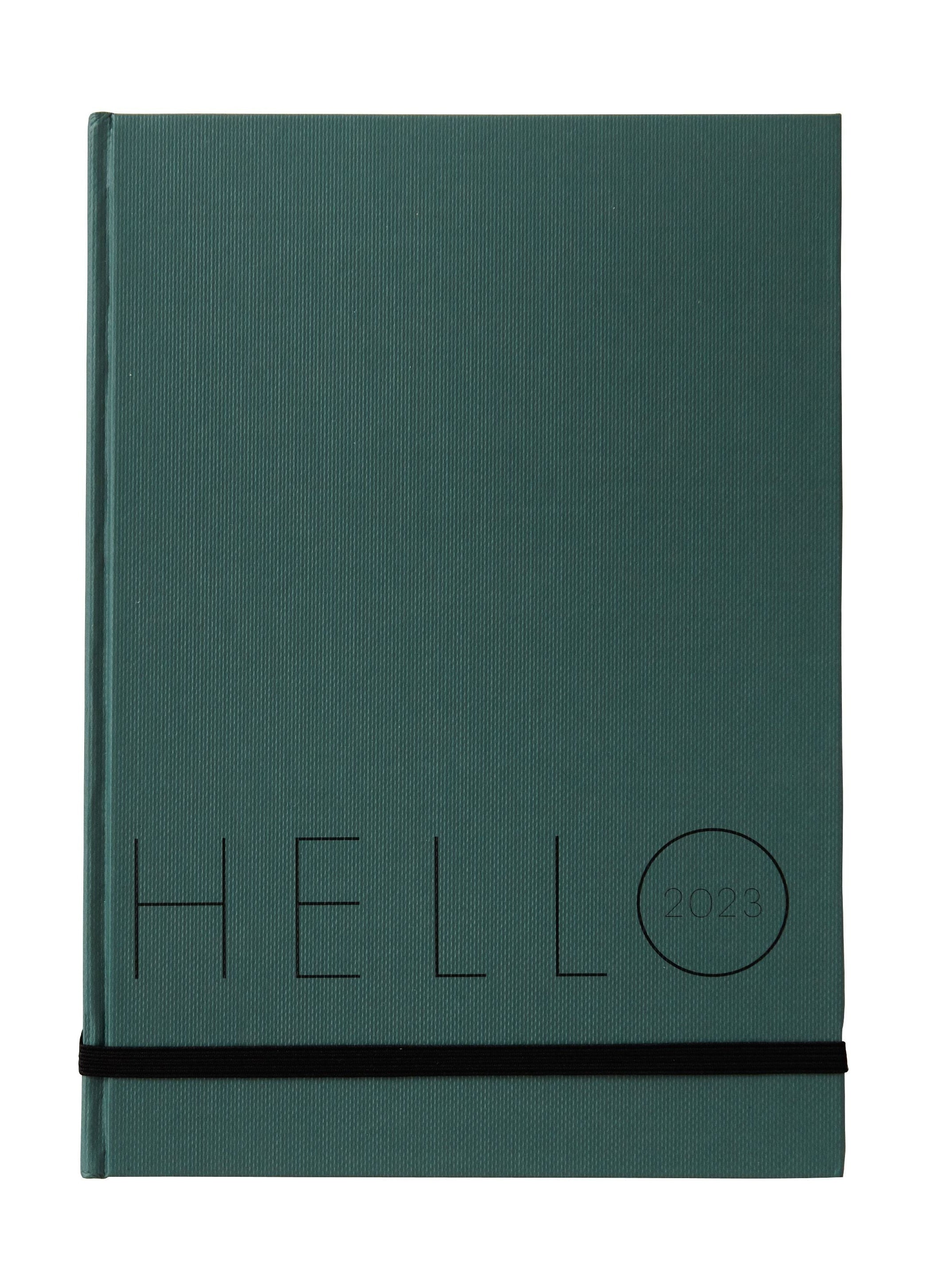 [product_category]-Design Letters Calendar 2023, Myrtle Green-Design Letters-5710498191214-70201020MTLGRHELLO-DES-1