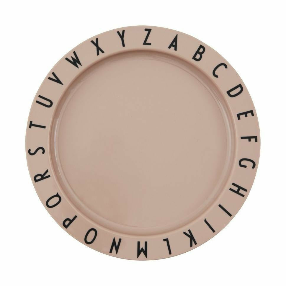 [product_category]-Design Letters Eat & Learn Plate Tritan, Nude-Design Letters-5710498974435-20103003NUDE-DES-1