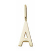 Design bogstaver Bogstav Charm A-Z 16 mm, Guld, A