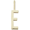 Design bogstaver Bogstav Charm A-Z 16 mm, Guld, E