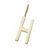 Design Letters Bogstav Charm A-Z 16 Mm, Guld, H