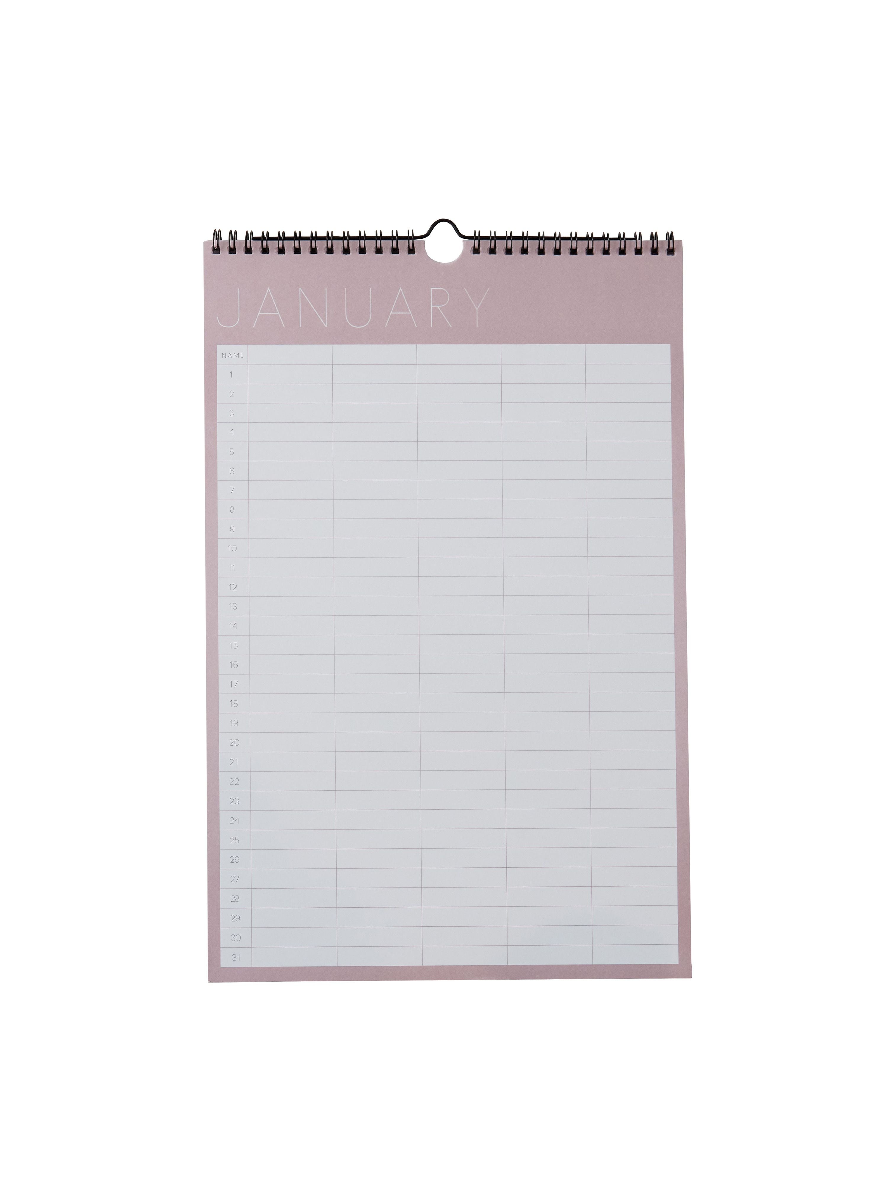 [product_category]-Design Letters Monthly Planner, Lavender-Design Letters-5710498191948-70201602LAVENDER-DES-2