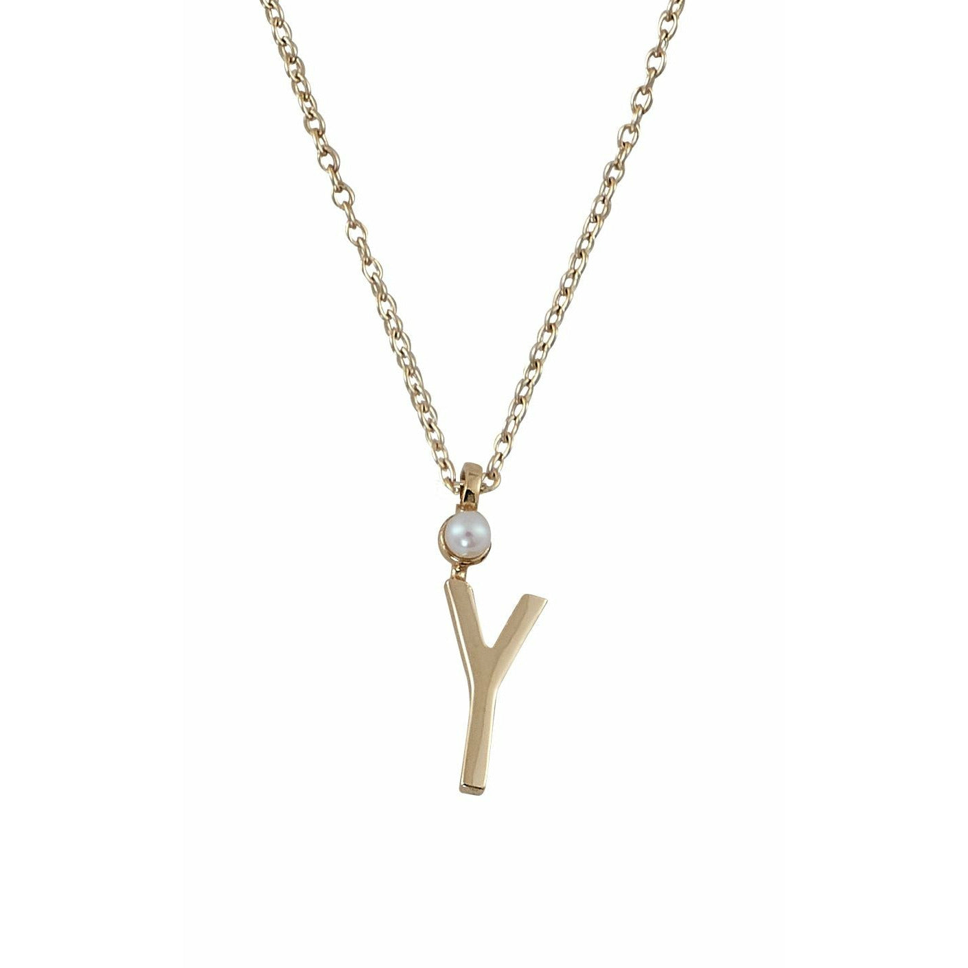 [product_category]-Design Letters Necklace In Pure Gold, Y-Design Letters-5710498188627-90304012Y-DES-1