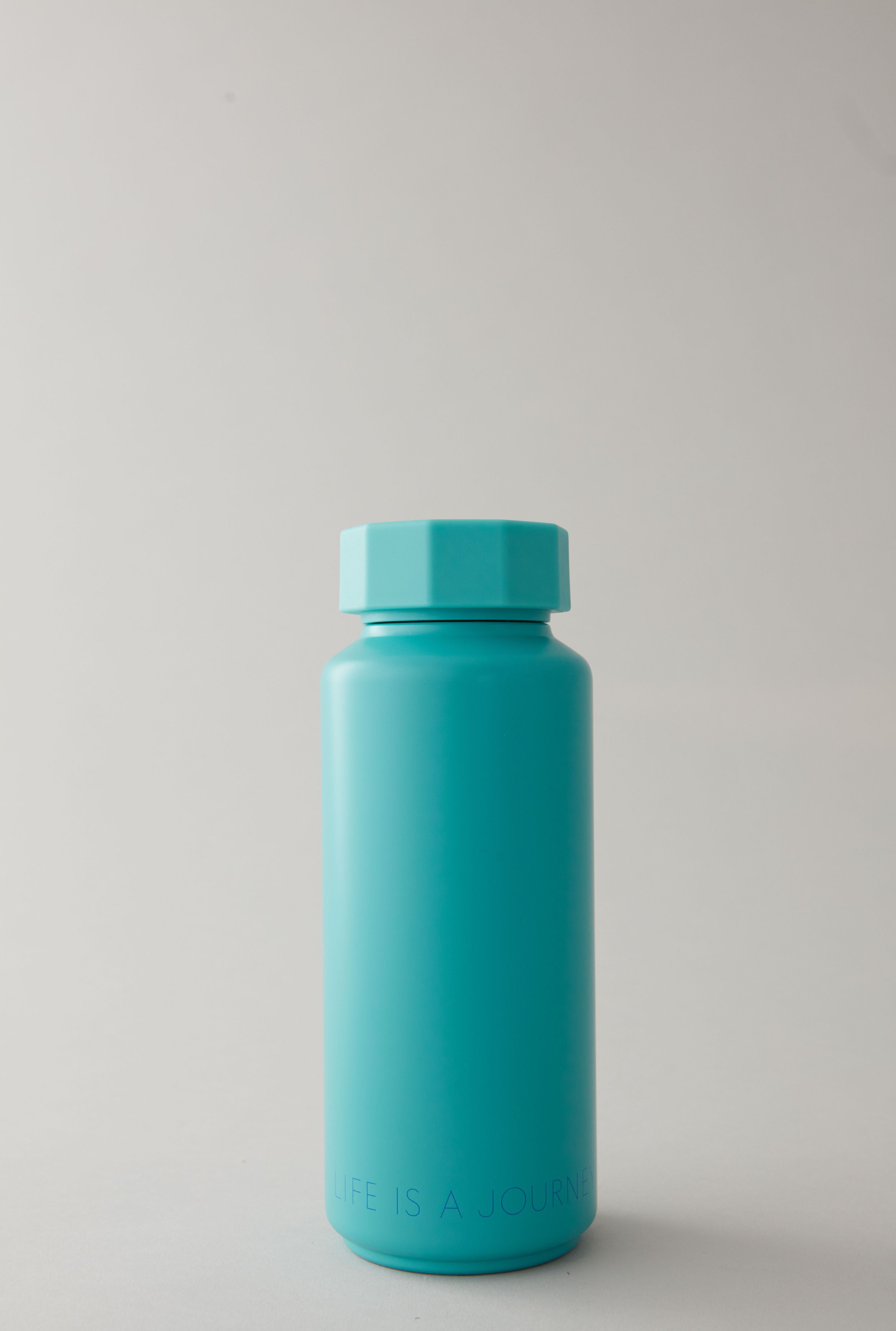 [product_category]-Design Letters Tone On Tone Thermo Flask, Turquoise-Design Letters-5710498191443-30100105TURQLIFEIS-DES-2