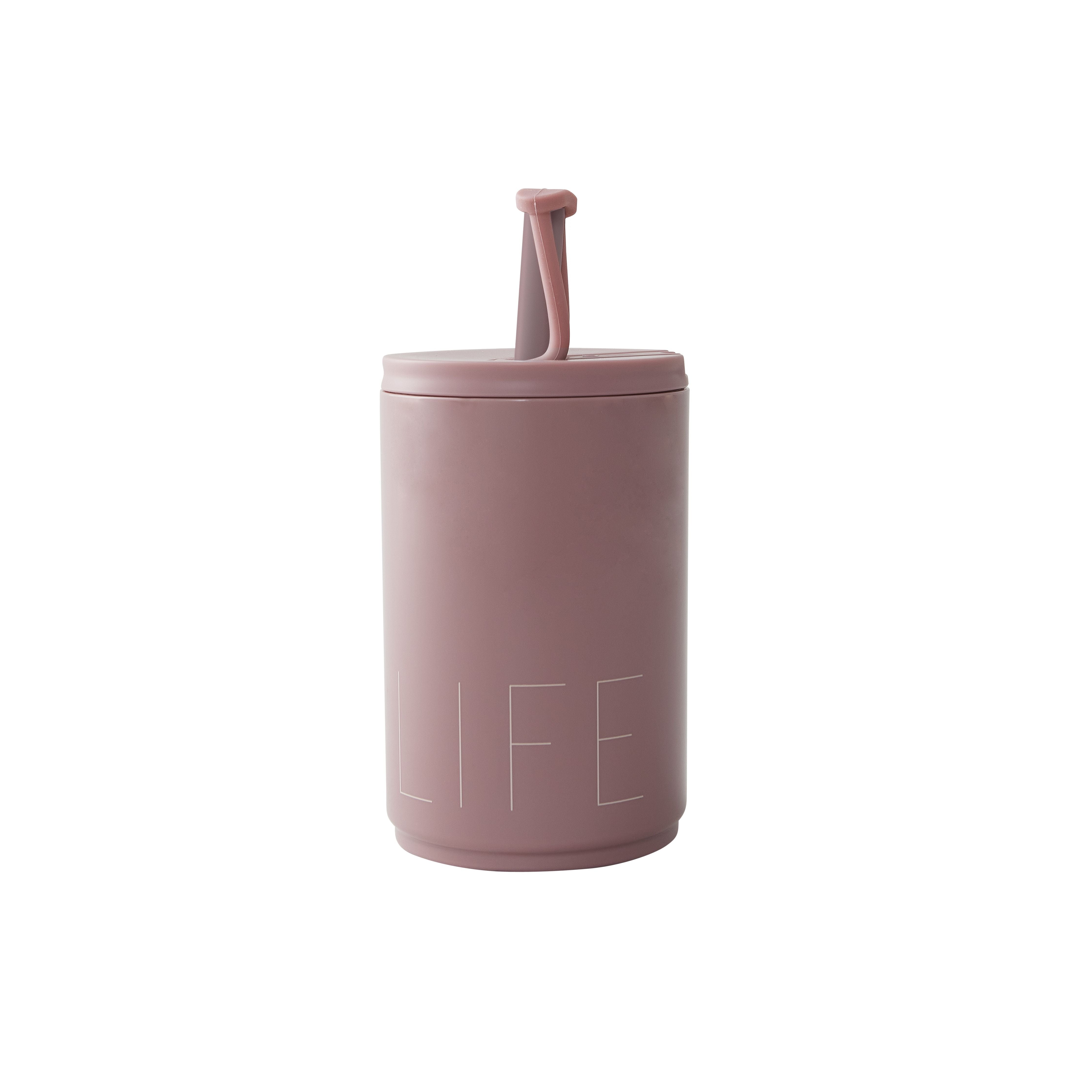 [product_category]-Design Letters Travel Straw Mug Life 330 Ml, Ash Rose-Design Letters-5710498190118-30101022ARLIFE-DES-2