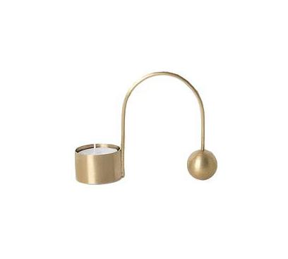 [product_category]-Ferm Living Balance Candle Holder Brass, 2cm-Ferm Living-5704723015659-5736-FER-1