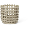 Ferm Living Ceramic Basket Ø 16 Cm, Cashmere