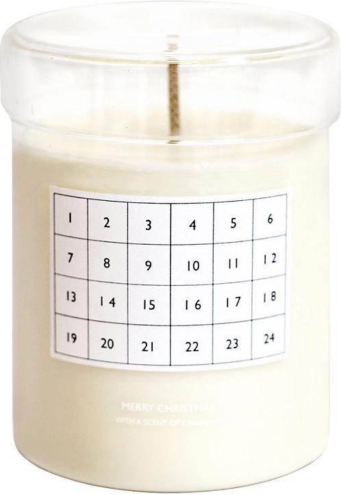 [product_category]-Ferm Living Christmas Scent Candle, White-Ferm Living-5704723023081-24239-FER-1