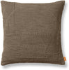 Ferm Living Darn Cushion Cover, Dark Taupe