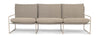 Ferm Living Desert 3 Seater Dolce, Cashmere/Dark Sand