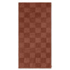 Ferm Living Duo Quilted Blanket 90x187 Cm, Red Brown