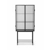 Ferm Living Haze Display Case Reeded Glass, Black