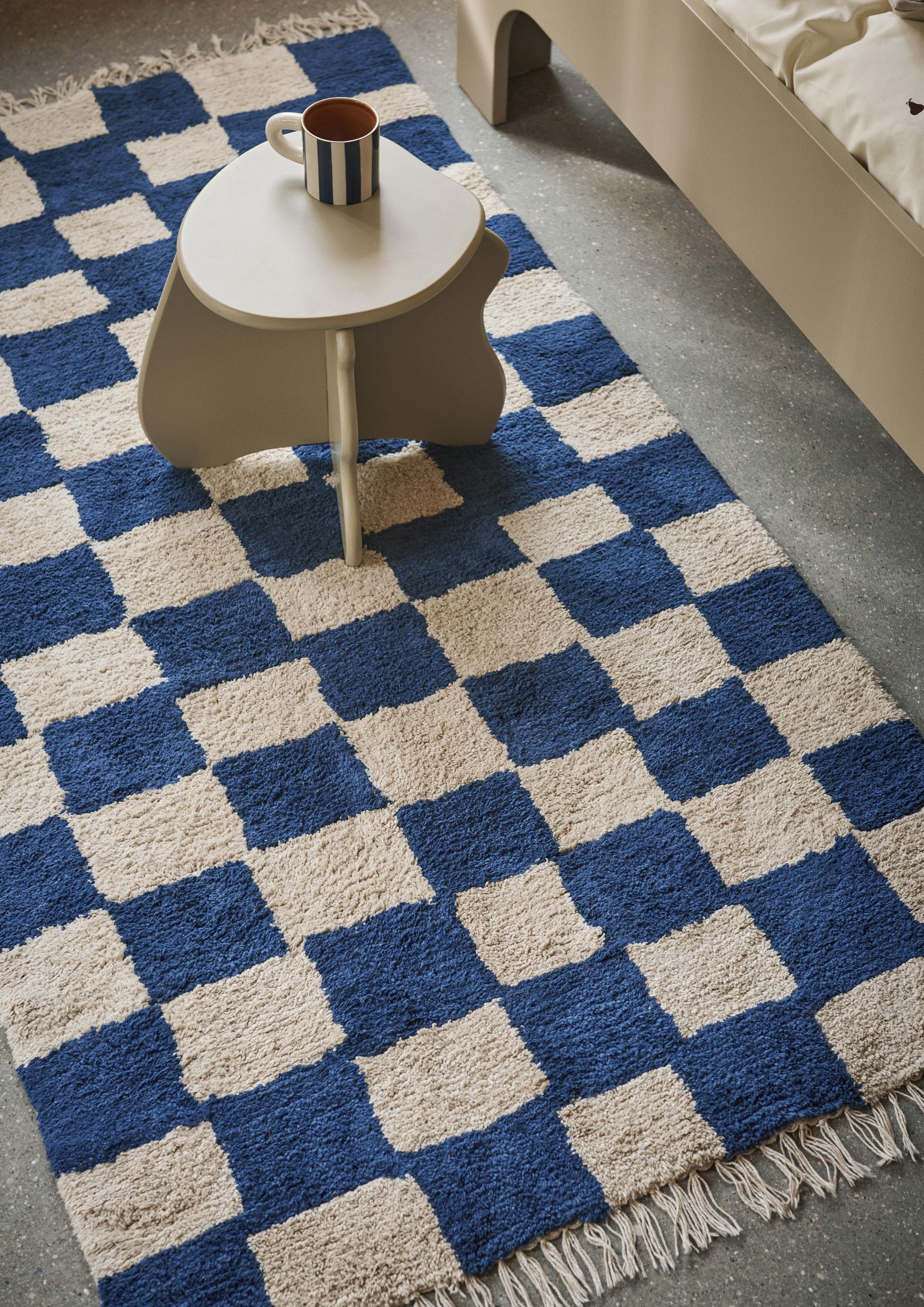 [product_category]-Ferm Living Mara Washable Rug, Deep Blue/Warm Sand-Ferm Living-5704723311256-1104268159-FER-3