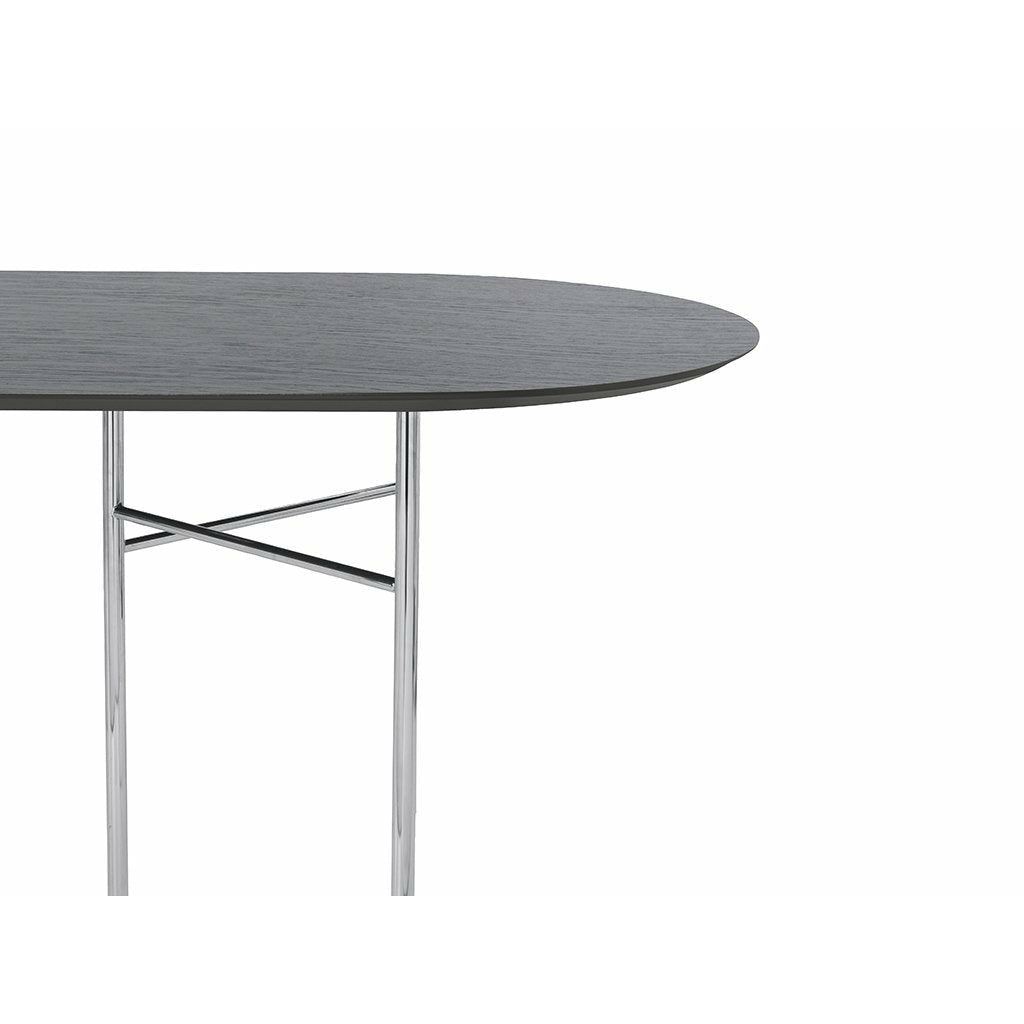 [product_category]-Ferm Living Mingle Table Top Oval 220 Cm, Black Oak Veneer-Ferm Living-5704723023913-9860-FER-1