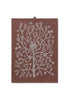 Ferm Living Mistletoe Tea Towel, Cinnamon