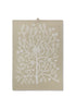 Ferm Living Mistletoe Tea Towel, Sand