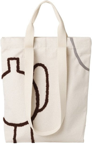 [product_category]-Ferm Living Tote Bag Mirage, Brown / Grey-Ferm Living-5704723022763-4027-FER-1