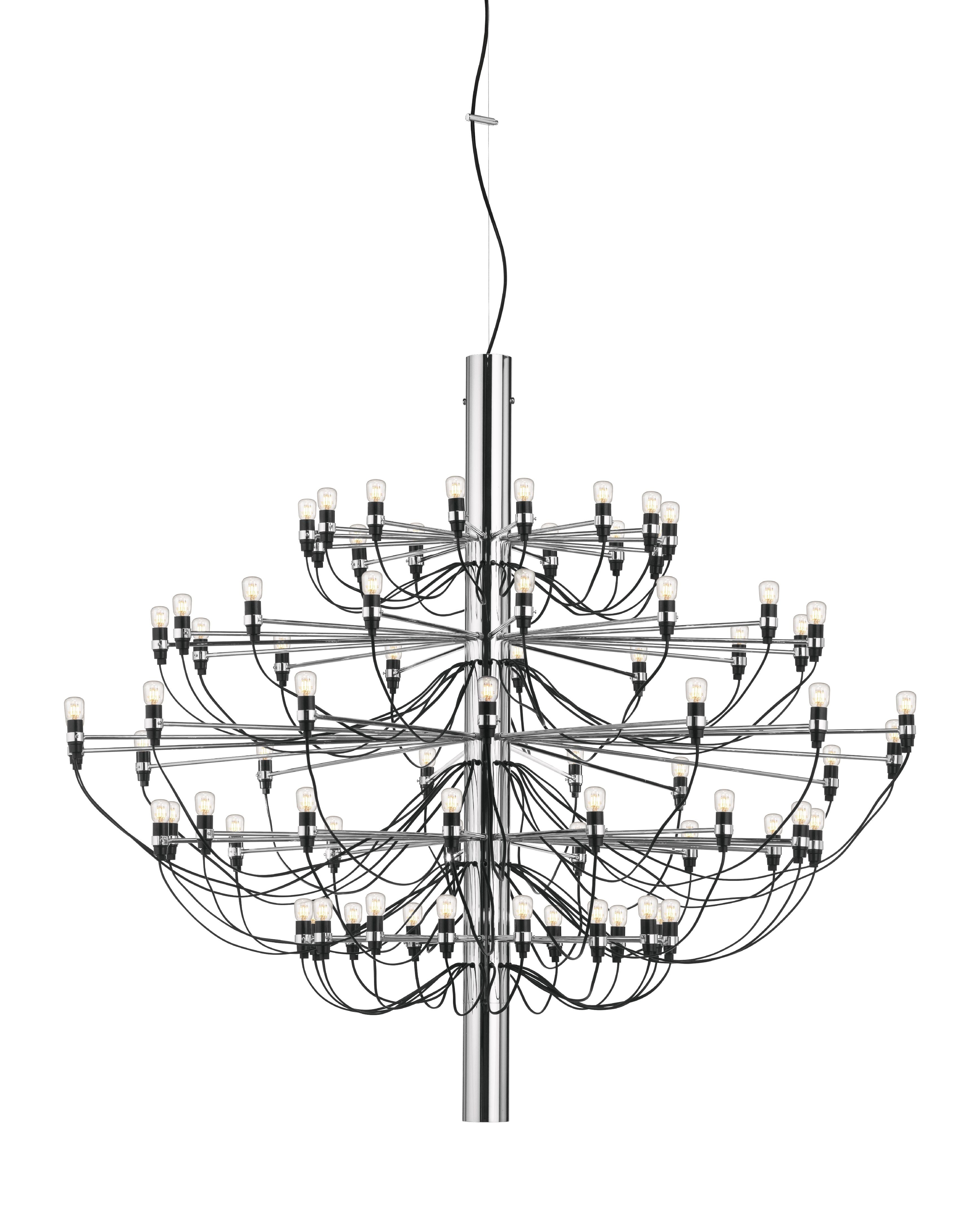 [product_category]-Flos 2097/75 Chandelier Clear Bulbs, Chrome-Flos-8059607057810-A1552057-FLO-1