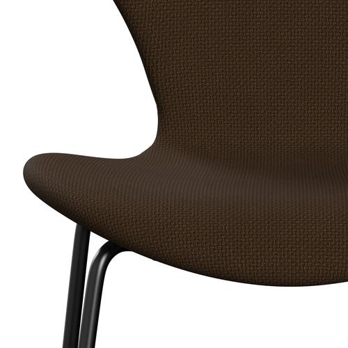 [product_category]-Fritz Hansen 3107 Chair Full Upholstery, Black/Diablo Chestnut-Fritz Hansen-3107FU-DIA400-DRBL-FRI-6