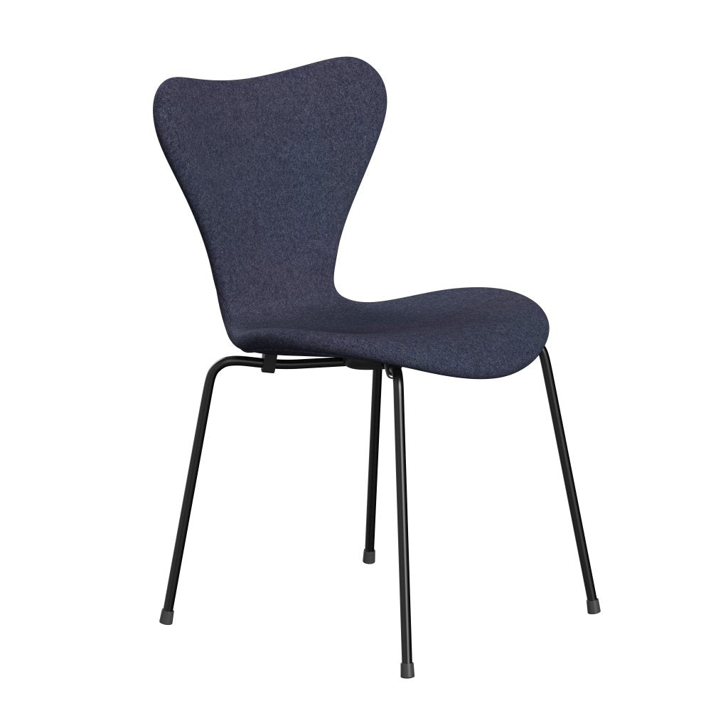 [product_category]-Fritz Hansen 3107 Chair Full Upholstery, Black/Divina Md Cool Grey-Fritz Hansen-3107FU-DMD743-DRBL-FRI-2