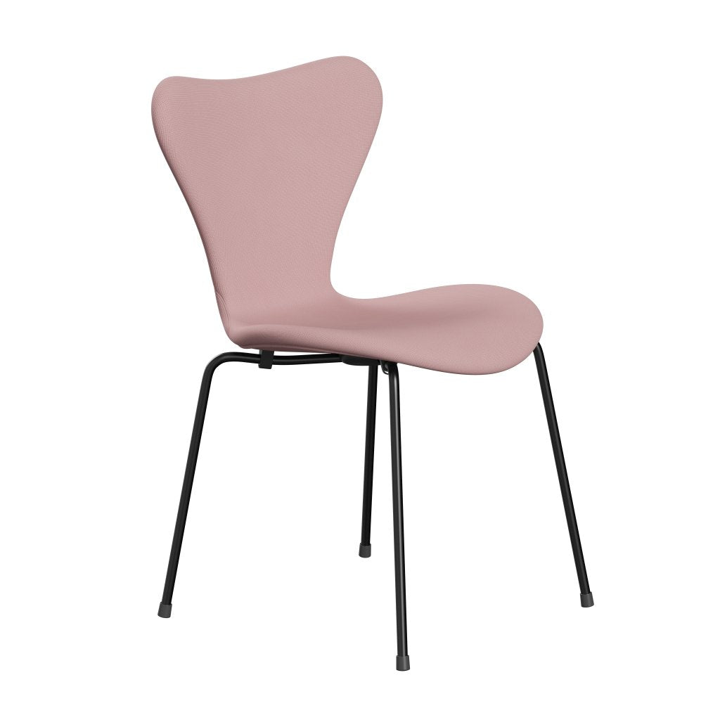 [product_category]-Fritz Hansen 3107 Chair Full Upholstery, Black/Fame Warm Purple-Fritz Hansen-3107FU-F64169-DRBL-FRI-2