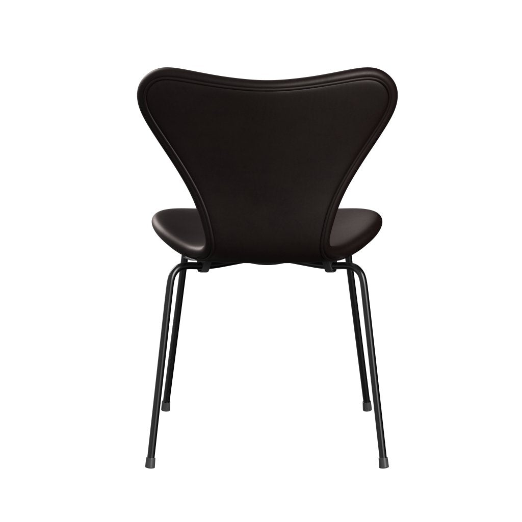 [product_category]-Fritz Hansen 3107 Chair Full Upholstery, Black/Grace Dark Brown-Fritz Hansen-3107FU-ELDBR-DRBL-FRI-4