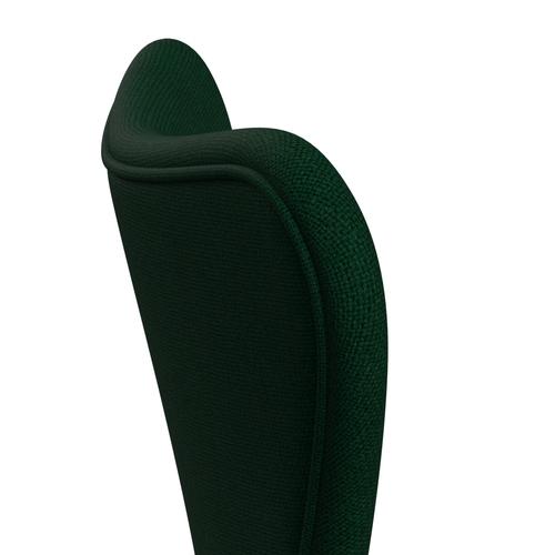 [product_category]-Fritz Hansen 3107 Chair Full Upholstery, Black/Hallingdal Bottle Green-Fritz Hansen-3107FU-HAL944-DRBL-FRI-5