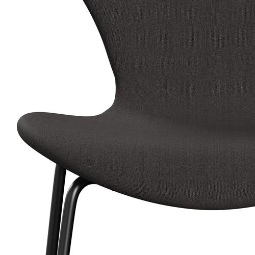 [product_category]-Fritz Hansen 3107 Chair Full Upholstery, Black/Remix Black (Rem276)-Fritz Hansen-3107FU-REM276-DRBL-FRI-6