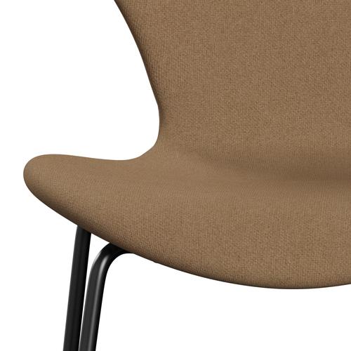 [product_category]-Fritz Hansen 3107 Chair Full Upholstery, Black/Tonus Camel-Fritz Hansen-3107FU-TON244-DRBL-FRI-6