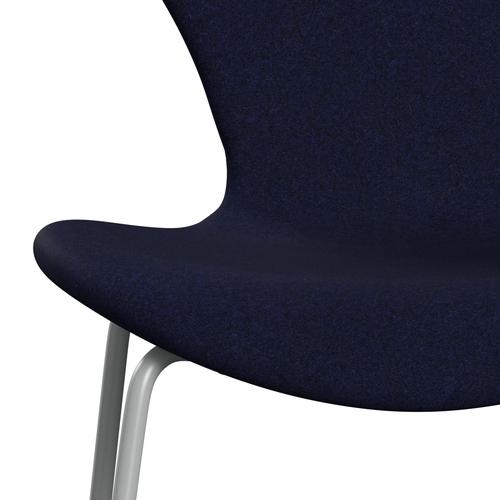 [product_category]-Fritz Hansen 3107 Chair Full Upholstery, Nine Grey/Divina Melange Dark Blue-Fritz Hansen-3107FU-DIM787-DRNIGR-FRI-6