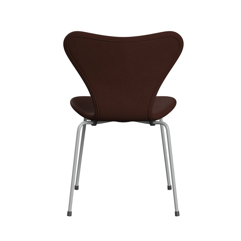 [product_category]-Fritz Hansen 3107 Chair Full Upholstery, Nine Grey/Fame Brown (F61047)-Fritz Hansen-3107FU-F61047-DRNIGR-FRI-4