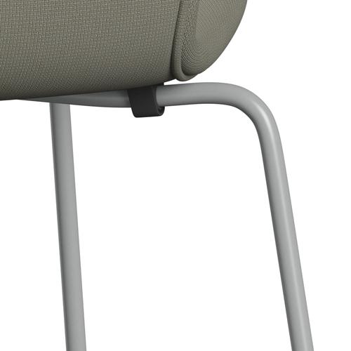 [product_category]-Fritz Hansen 3107 Chair Full Upholstery, Nine Grey/Fame Grey (F61136)-Fritz Hansen-3107FU-F61136-DRNIGR-FRI-7