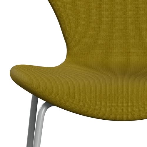 [product_category]-Fritz Hansen 3107 Chair Full Upholstery, Nine Grey/Fame Olive Green-Fritz Hansen-3107FU-F68004-DRNIGR-FRI-6