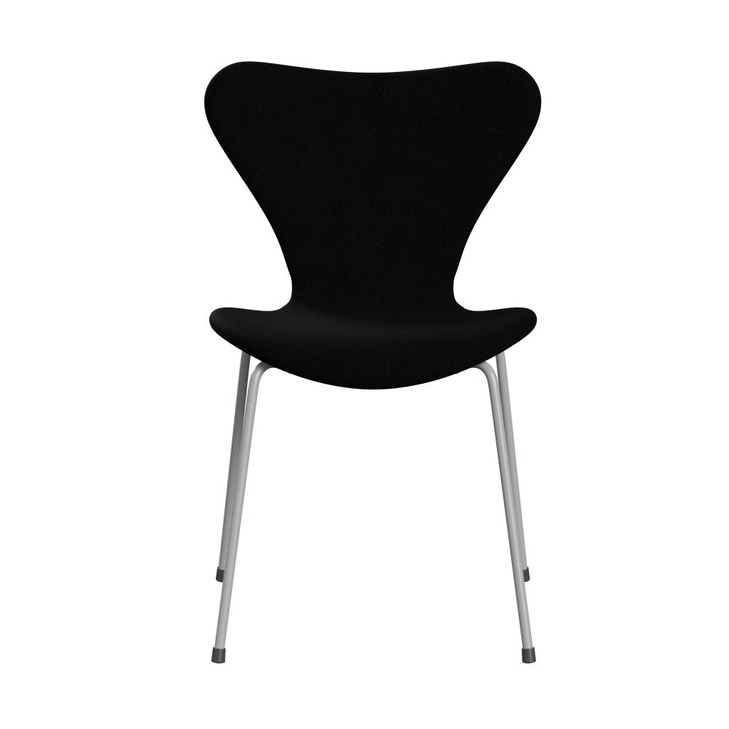 [product_category]-Fritz Hansen 3107 Chair Full Upholstery, Nine Grey/Hallingdal Black-Fritz Hansen-3107FU-HAL190-DRNIGR-FRI-1