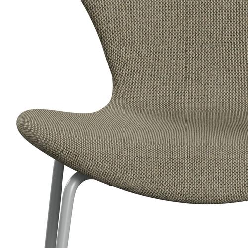 [product_category]-Fritz Hansen 3107 Chair Full Upholstery, Nine Grey/Re Wool Light Beige/Natural-Fritz Hansen-3107FU-REW218-DRNIGR-FRI-6