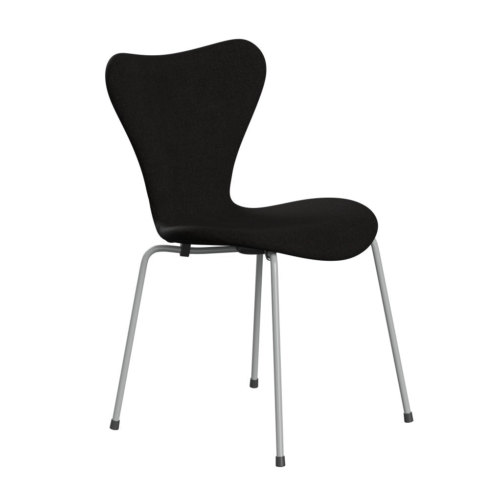 [product_category]-Fritz Hansen 3107 Chair Full Upholstery, Nine Grey/Remix Dark Brown (Rem393)-Fritz Hansen-3107FU-REM393-DRNIGR-FRI-2