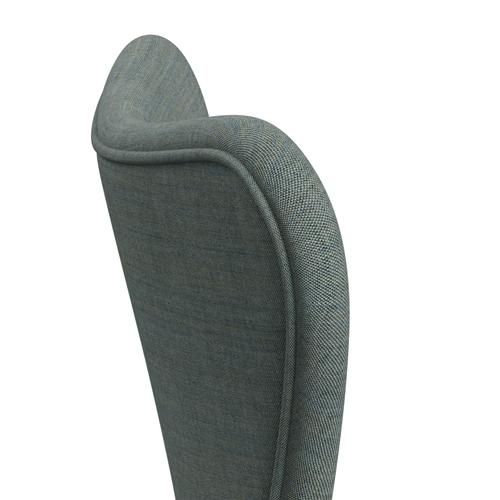 [product_category]-Fritz Hansen 3107 Chair Full Upholstery, Nine Grey/Remix Green/Grey-Fritz Hansen-3107FU-REM906-DRNIGR-FRI-5