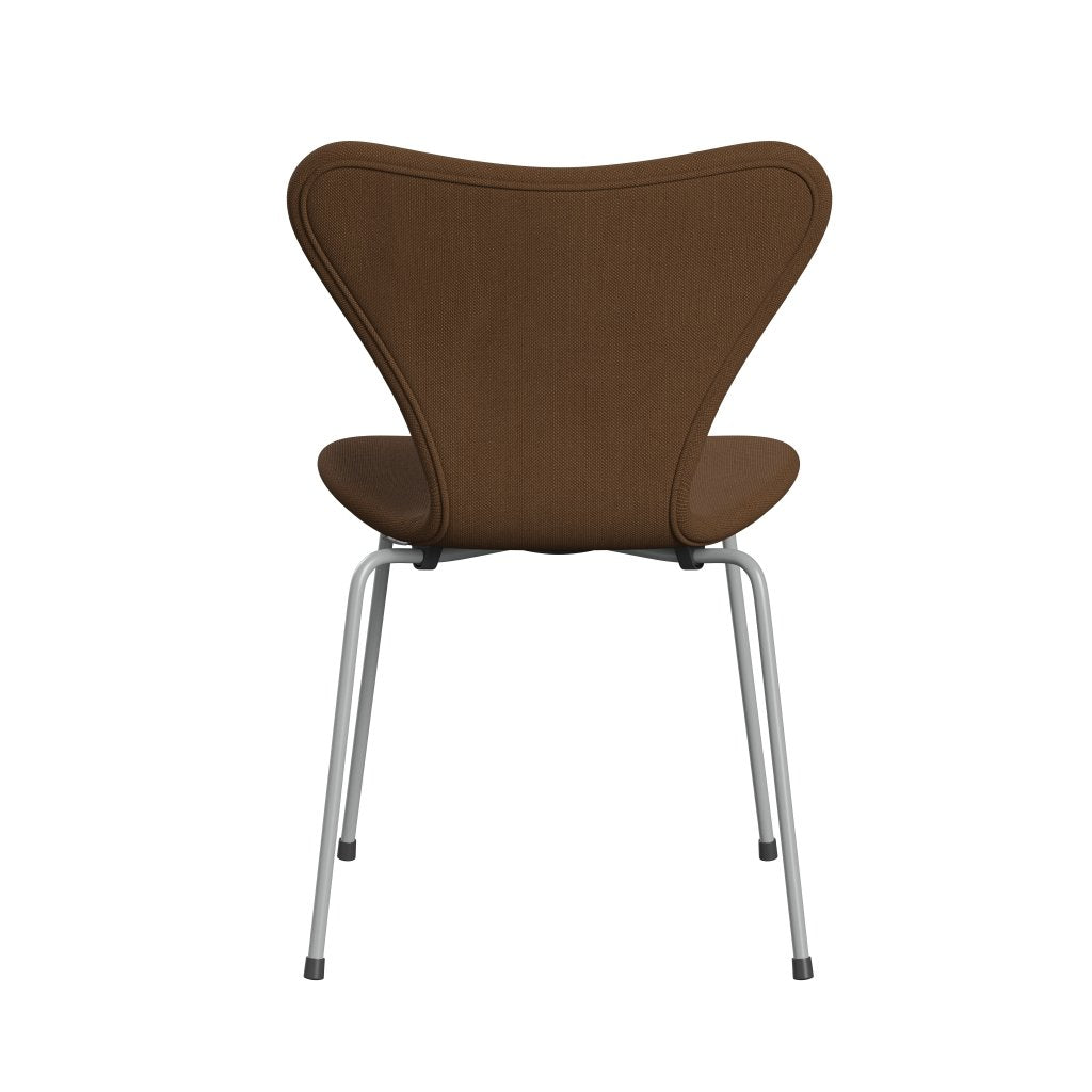 [product_category]-Fritz Hansen 3107 Chair Full Upholstery, Nine Grey/Steelcut Chocolate Light-Fritz Hansen-3107FU-STI265-DRNIGR-FRI-4