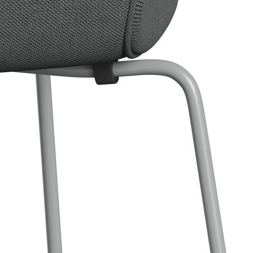 [product_category]-Fritz Hansen 3107 Chair Full Upholstery, Nine Grey/Steelcut Trio Kohle-Fritz Hansen-3107FU-STR153-DRNIGR-FRI-7