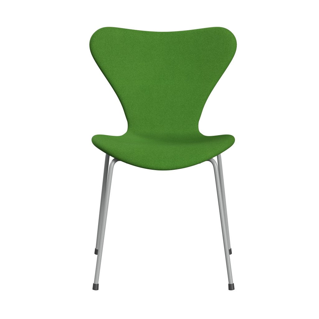 [product_category]-Fritz Hansen 3107 Chair Full Upholstery, Nine Grey/Tonus Light Green-Fritz Hansen-3107FU-TON954-DRNIGR-FRI-1