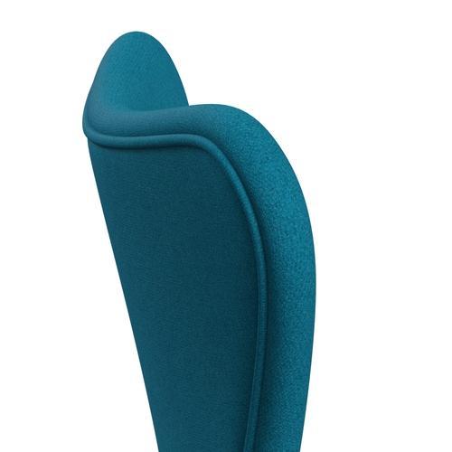 [product_category]-Fritz Hansen 3107 Chair Full Upholstery, Nine Grey/Tonus Turquoise-Fritz Hansen-3107FU-TON854-DRNIGR-FRI-5