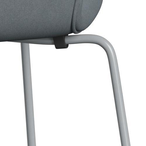 [product_category]-Fritz Hansen 3107 Chair Full Upholstery, Silver Grey/Divina Light Grey-Fritz Hansen-3107FU-DIV171-SIGREY-FRI-7