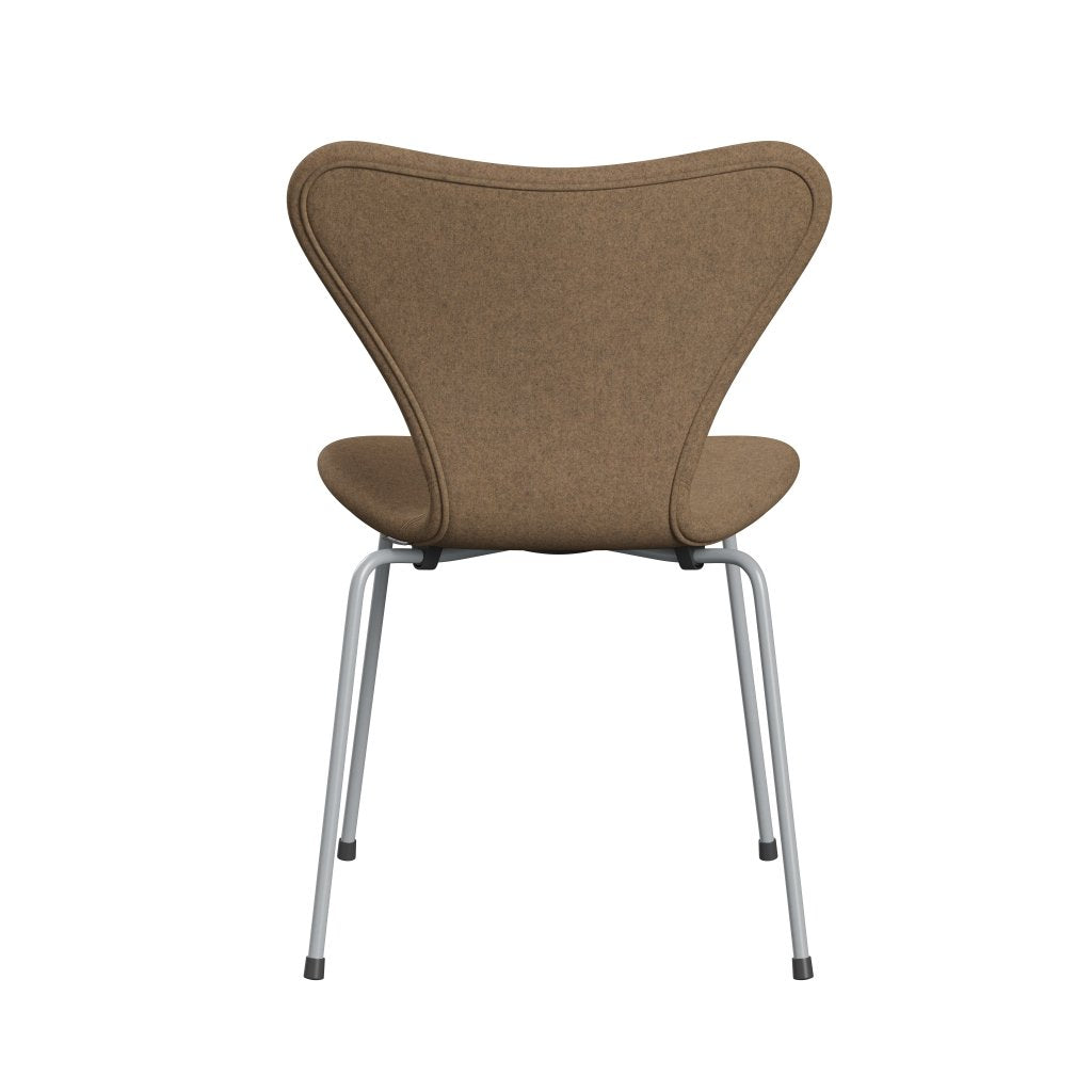 [product_category]-Fritz Hansen 3107 Chair Full Upholstery, Silver Grey/Divina Md Café Latte-Fritz Hansen-3107FU-DMD453-SIGREY-FRI-4