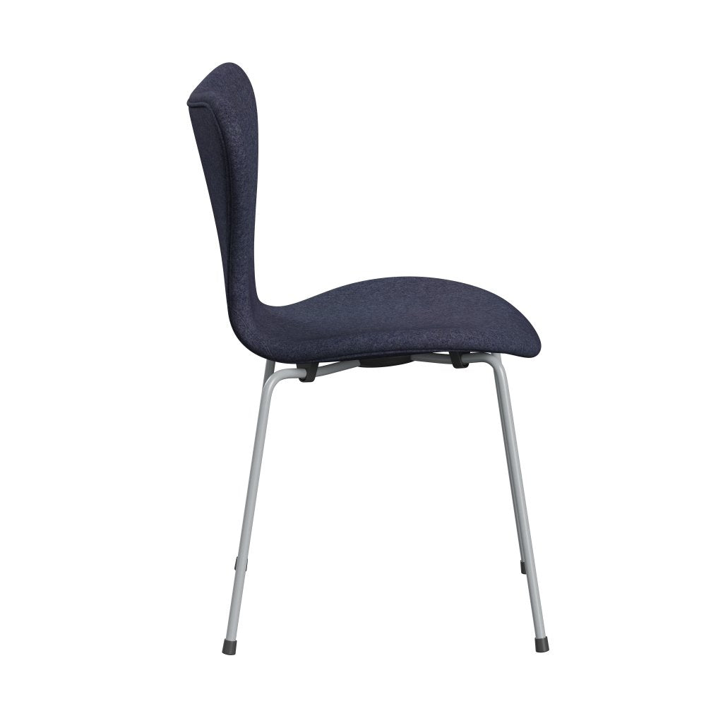 [product_category]-Fritz Hansen 3107 Chair Full Upholstery, Silver Grey/Divina Md Cool Grey-Fritz Hansen-3107FU-DMD743-SIGREY-FRI-3