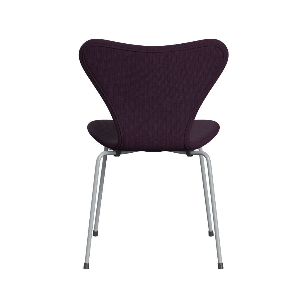 [product_category]-Fritz Hansen 3107 Chair Full Upholstery, Silver Grey/Steelcut Medium Violet-Fritz Hansen-3107FU-STI625-SIGREY-FRI-4