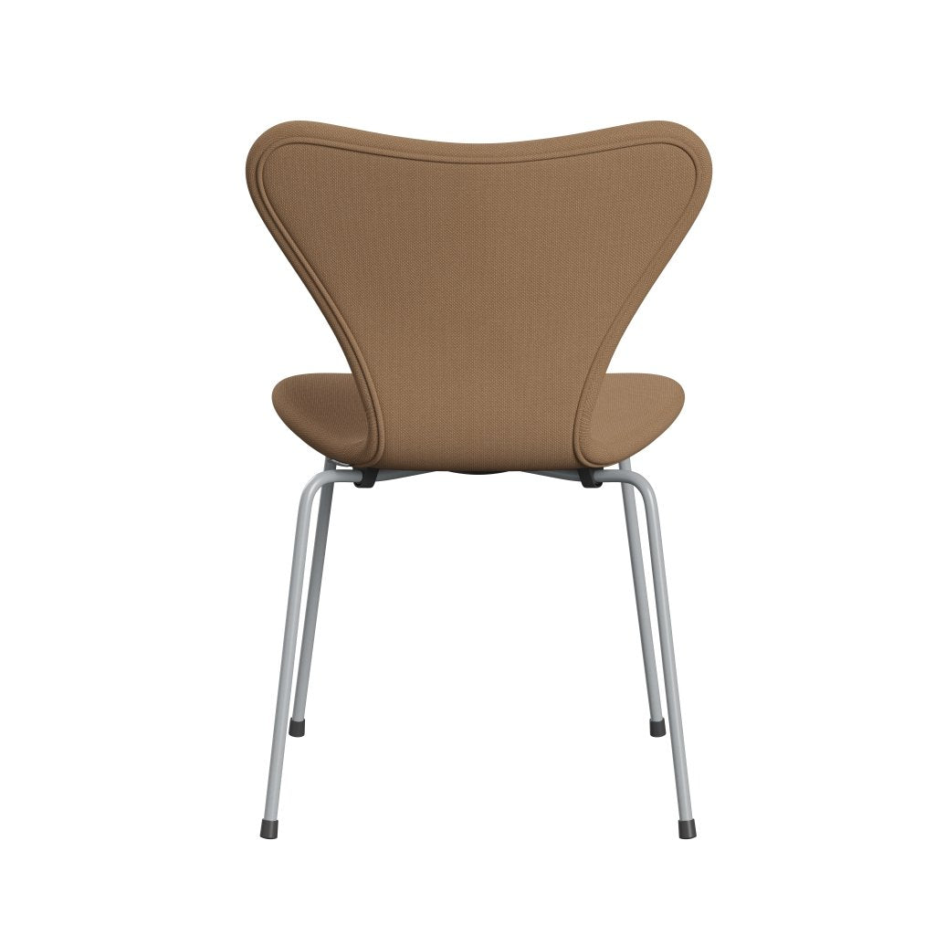 [product_category]-Fritz Hansen 3107 Chair Full Upholstery, Silver Grey/Steelcut Sand Dark/Beige-Fritz Hansen-3107FU-STI255-SIGREY-FRI-4