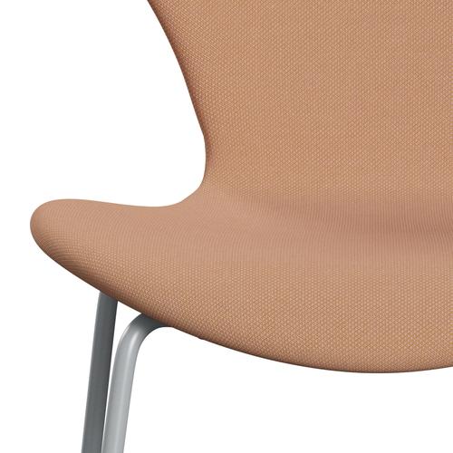 [product_category]-Fritz Hansen 3107 Chair Full Upholstery, Silver Grey/Steelcut Trio Nude-Fritz Hansen-3107FU-STR506-SIGREY-FRI-6